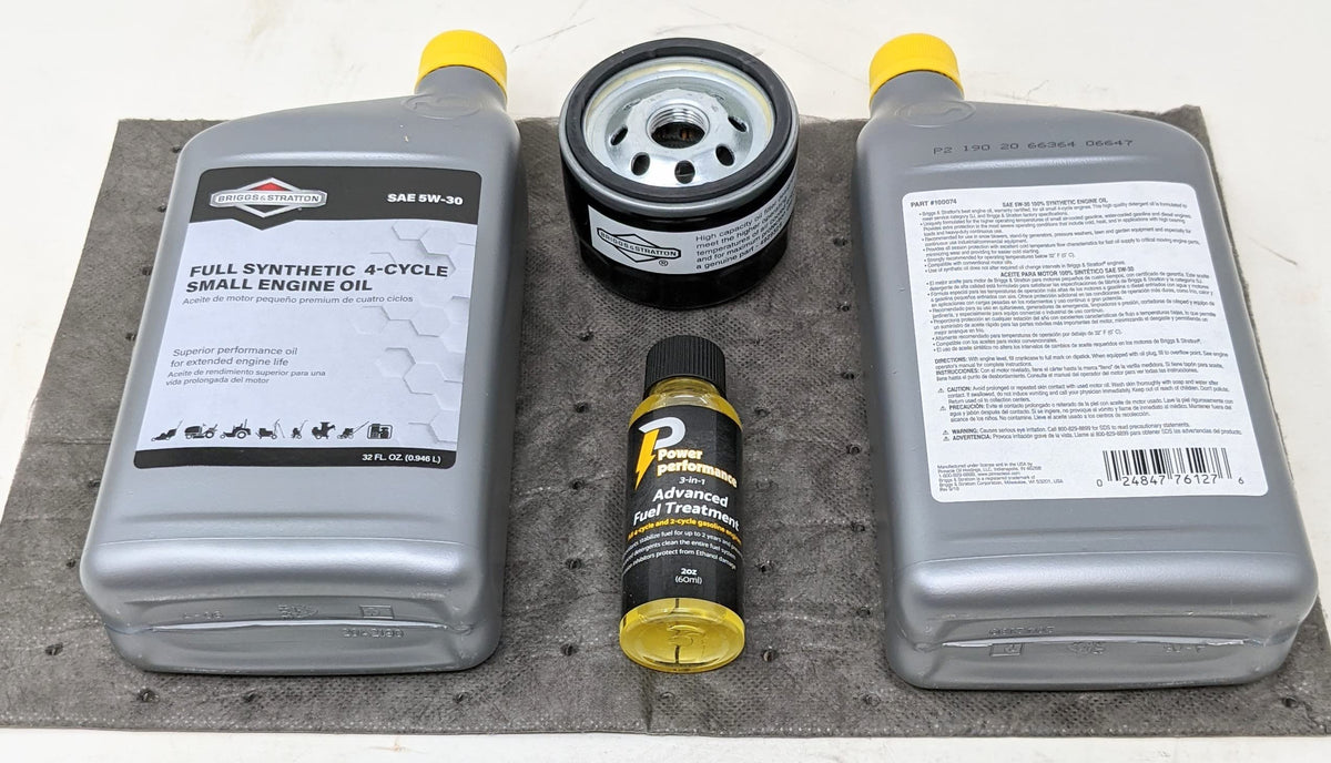 5W-30 Full Synthetic Engine Oil Change Kit with Filter and Fuel Treatment X79493
