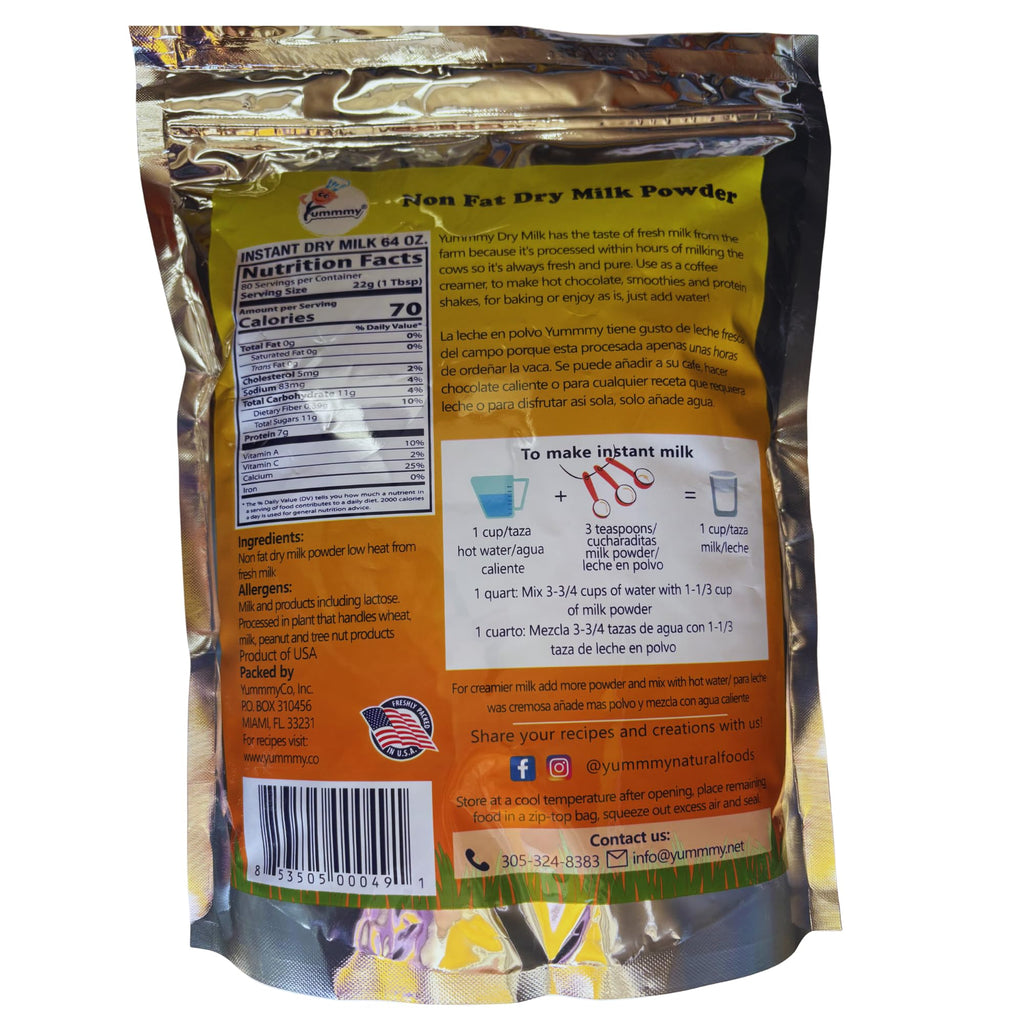 64 oz Instant Nonfat Powdered Dry Milk A676