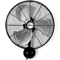 Black 20in 3 Speed Oscillating Wall Fan E17886