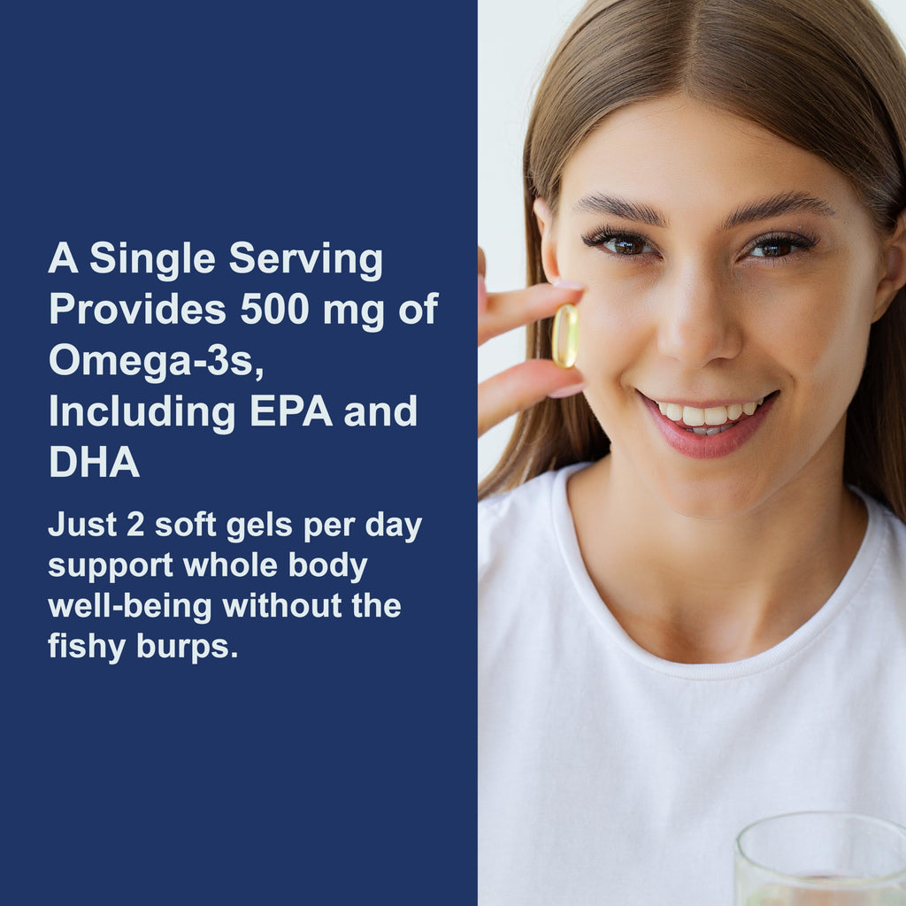 Salmon Oil 500 mg Omega-3s 300 Softgels K772726