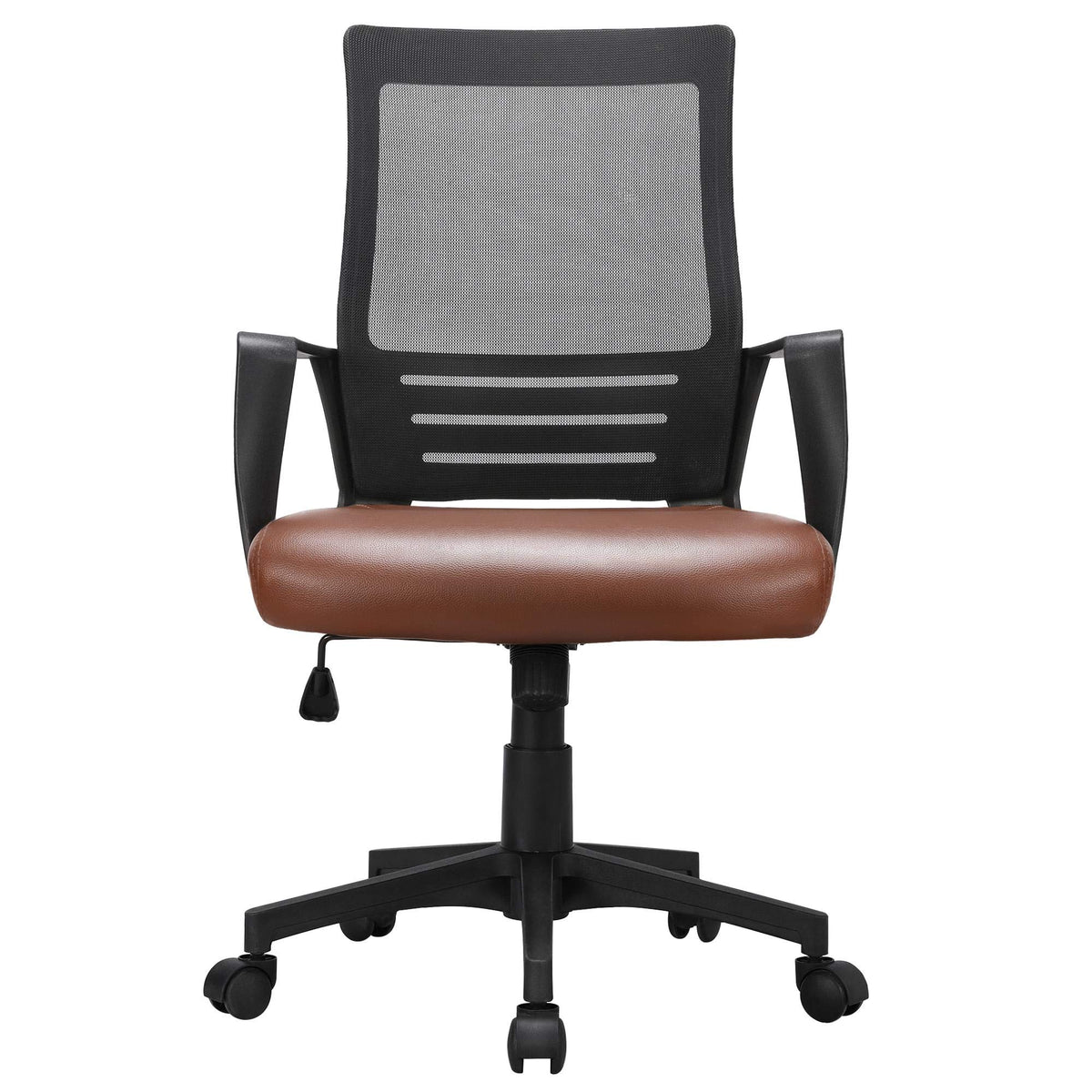 Brown Mesh Swivel Office Desk Chair J10081