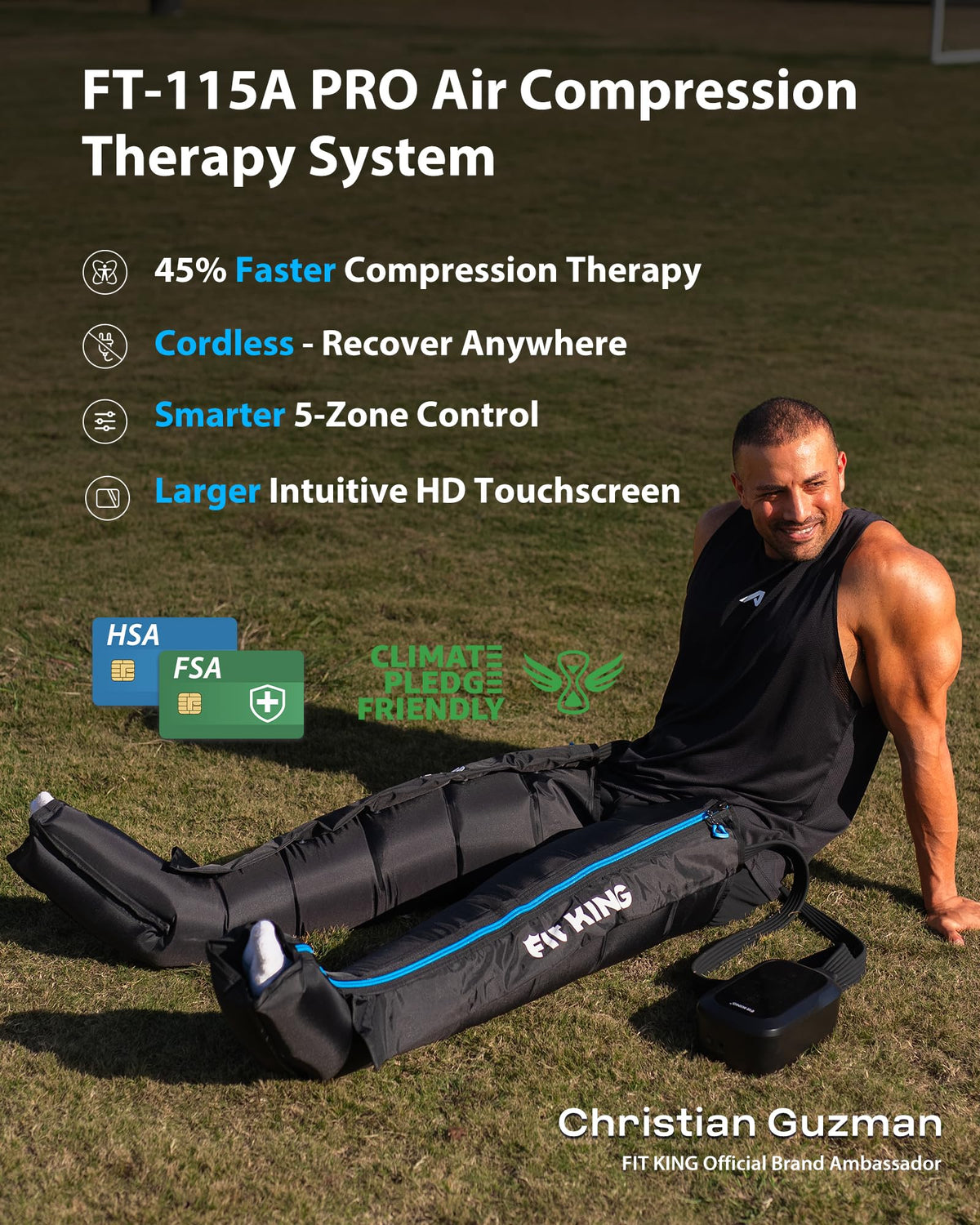 Cordless Leg Massager Compression Boots J289