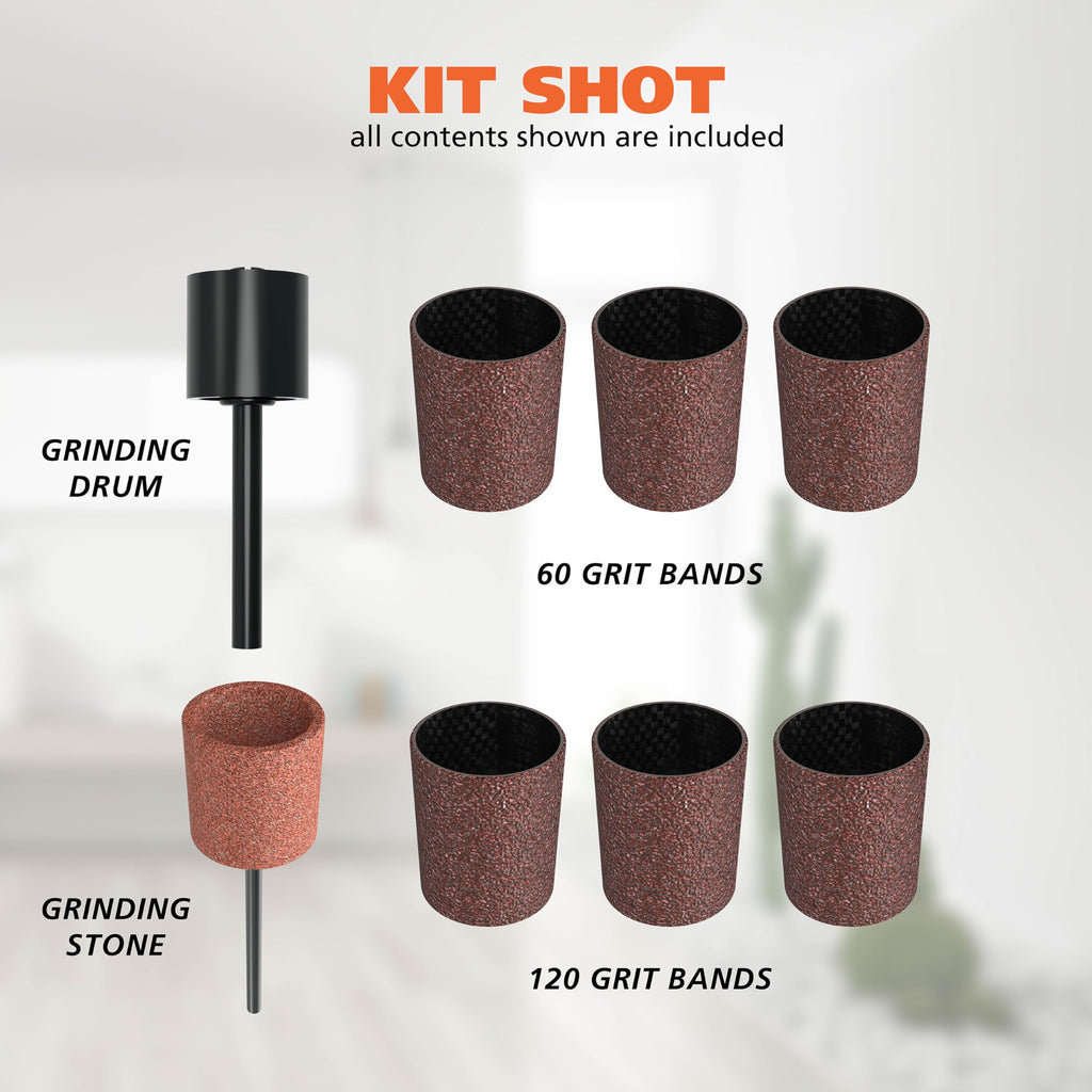 Dog Nail Grinder Replacement Accessory Kit, 8 Pieces N90084