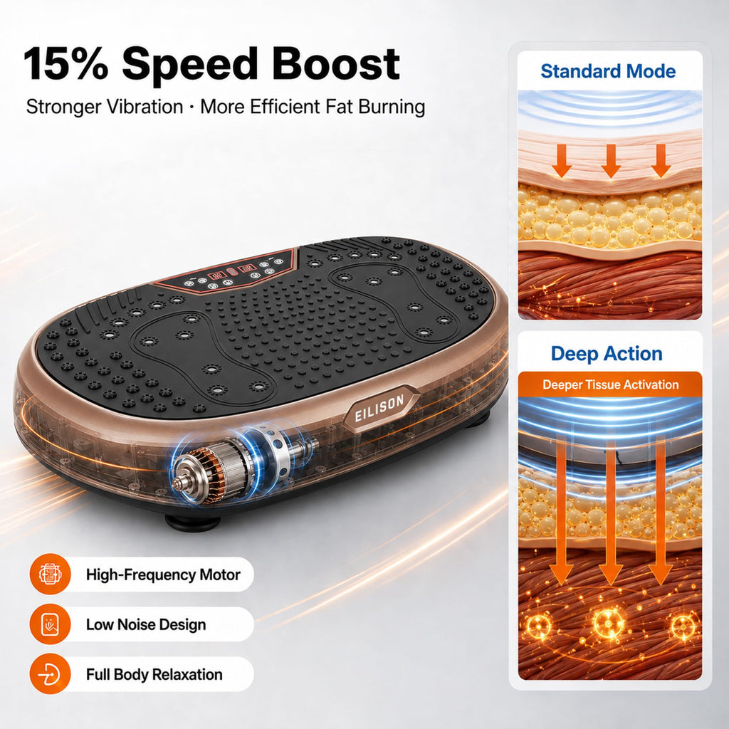 Vibration Plate Exercise Machine with 120 Speeds V3308