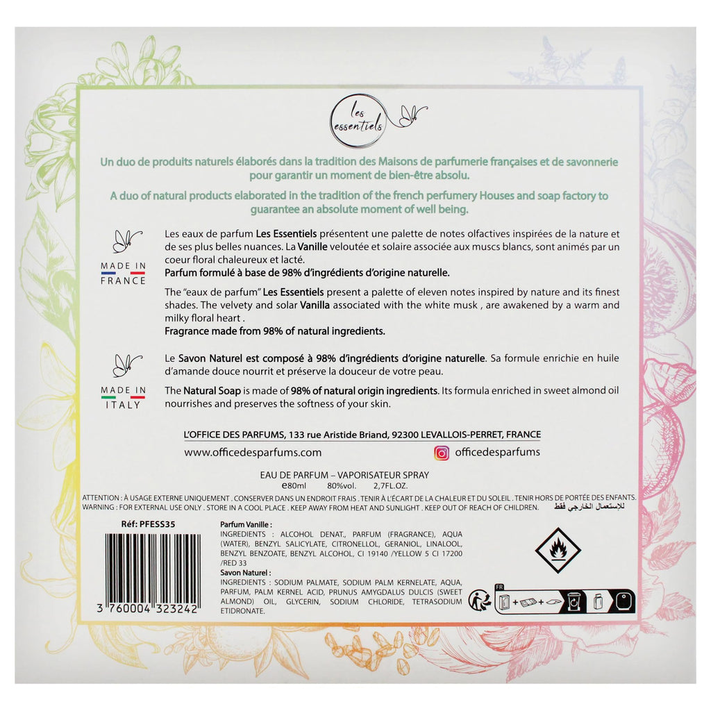 Vanille Perfume and Soap Gift Set 2 pc S9711