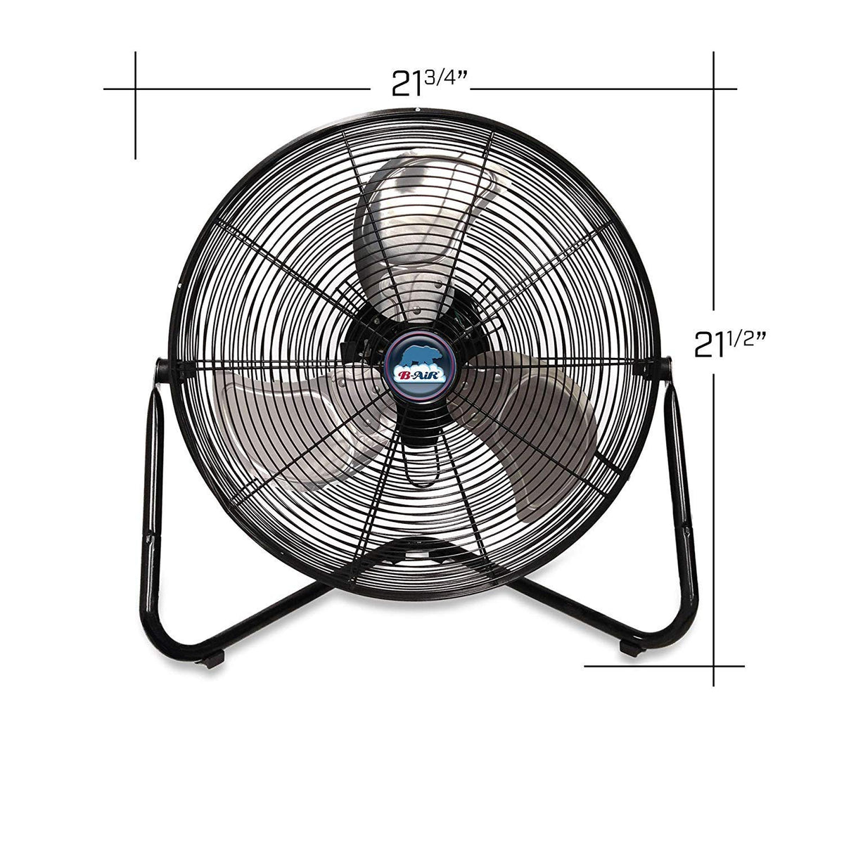 20" High Velocity Electric Floor Fan with 3-Speeds A354