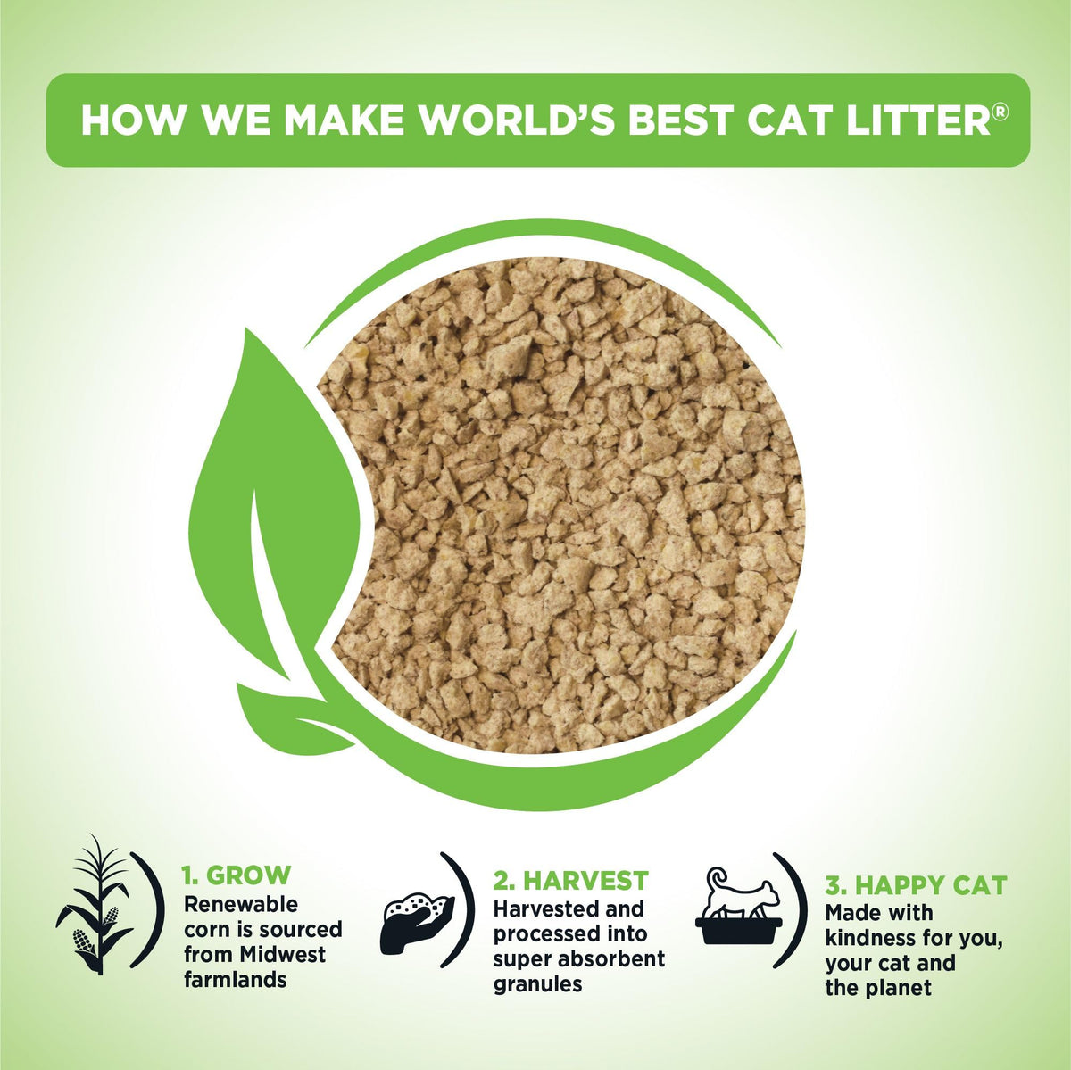 Unscented Odor Control 15 lb Cat Litter X558