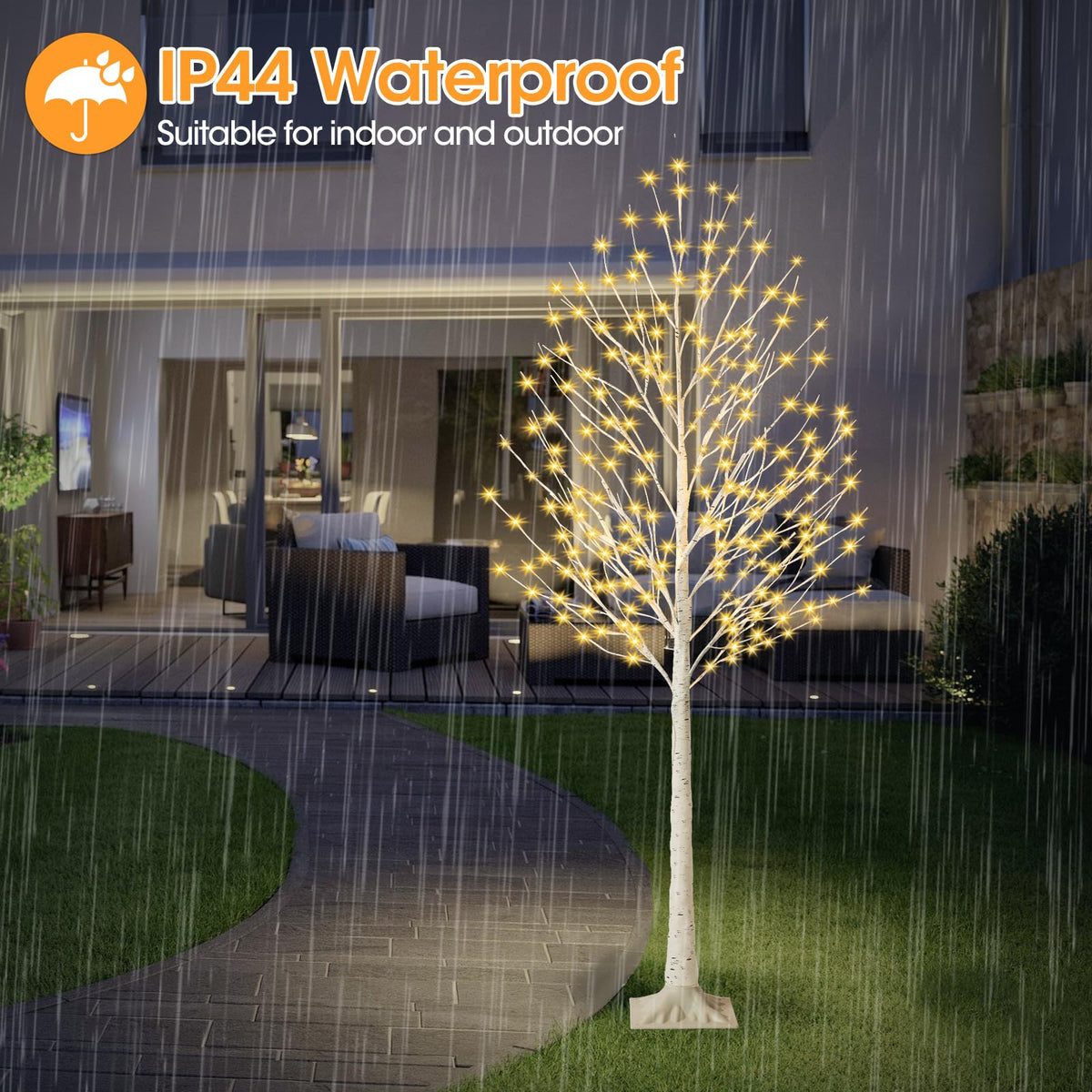 6FT Lighted Tree with 144 LED I2457
