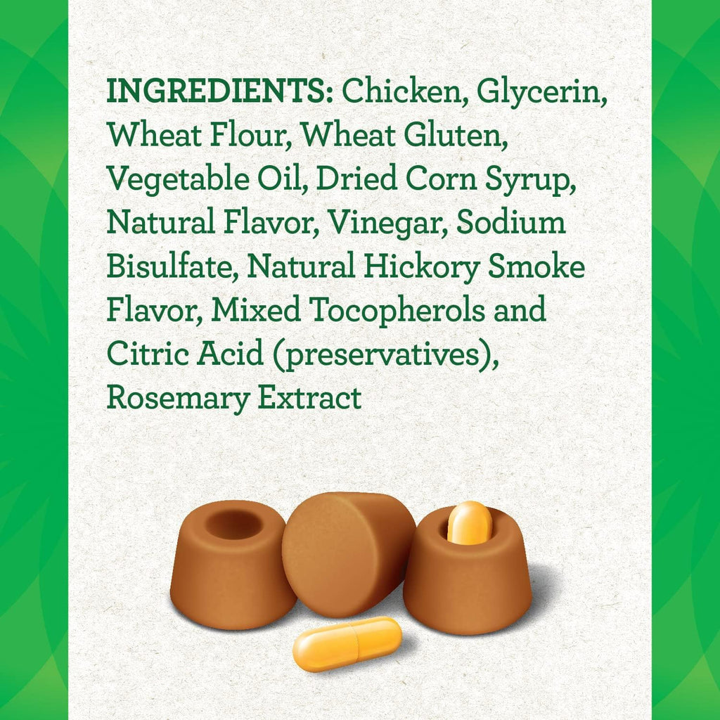 Chicken Capsule Size Dog Medicine Treats 3 Pack H3685