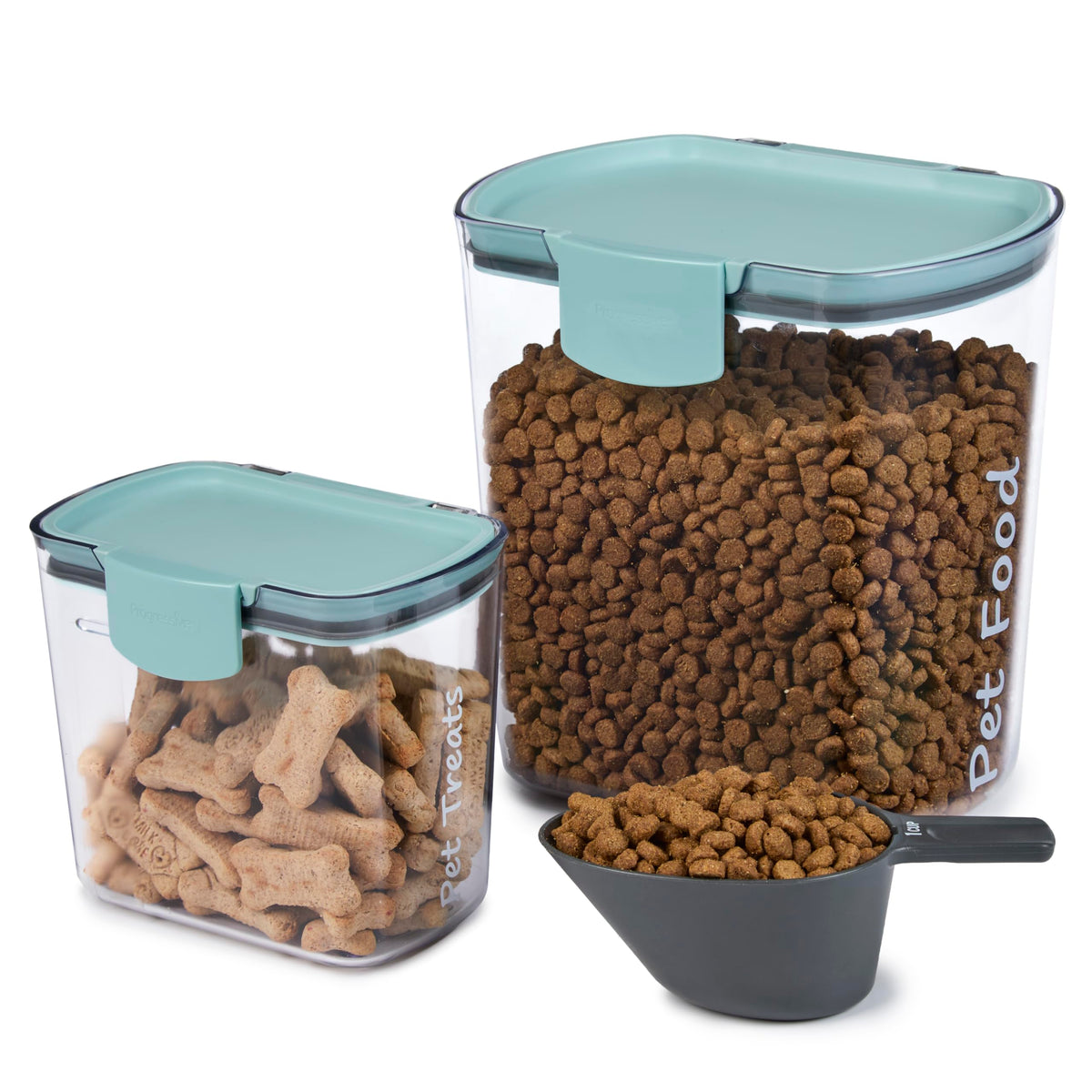 Airtight Pet Food Storage Container Set with Pour Spout E453