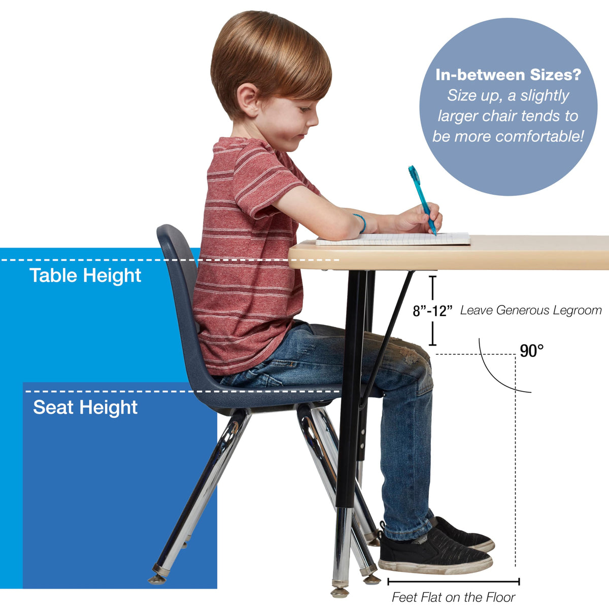 16" Light Gray School Stack Chair 2-Pack R964