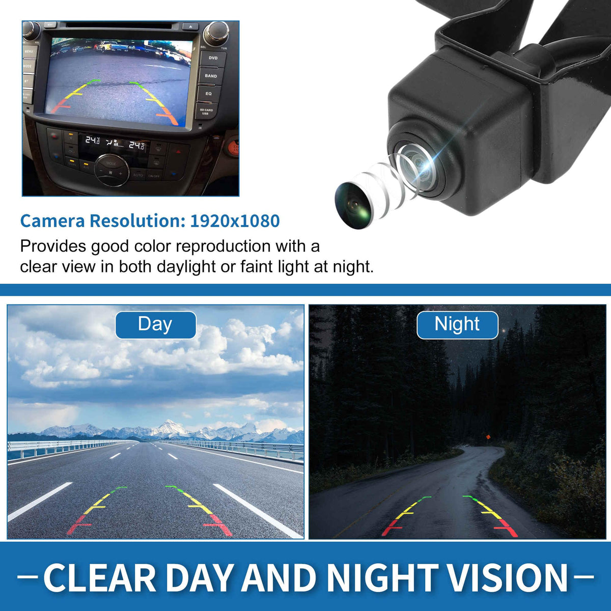 Front View Camera for Nissan Rogue 2017-2020 R988054