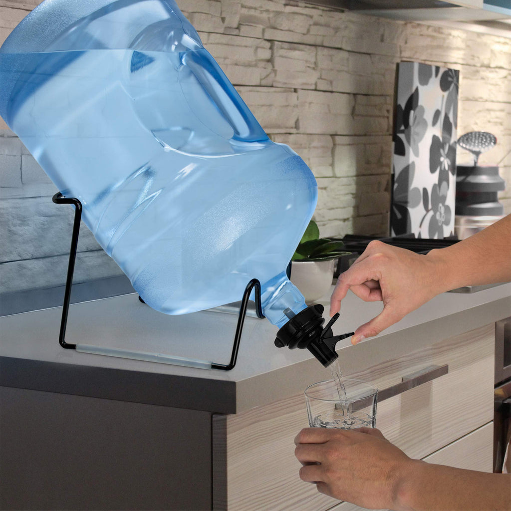 3-5 Gallon Water Jug Stand and 2 Dispenser Valves M710