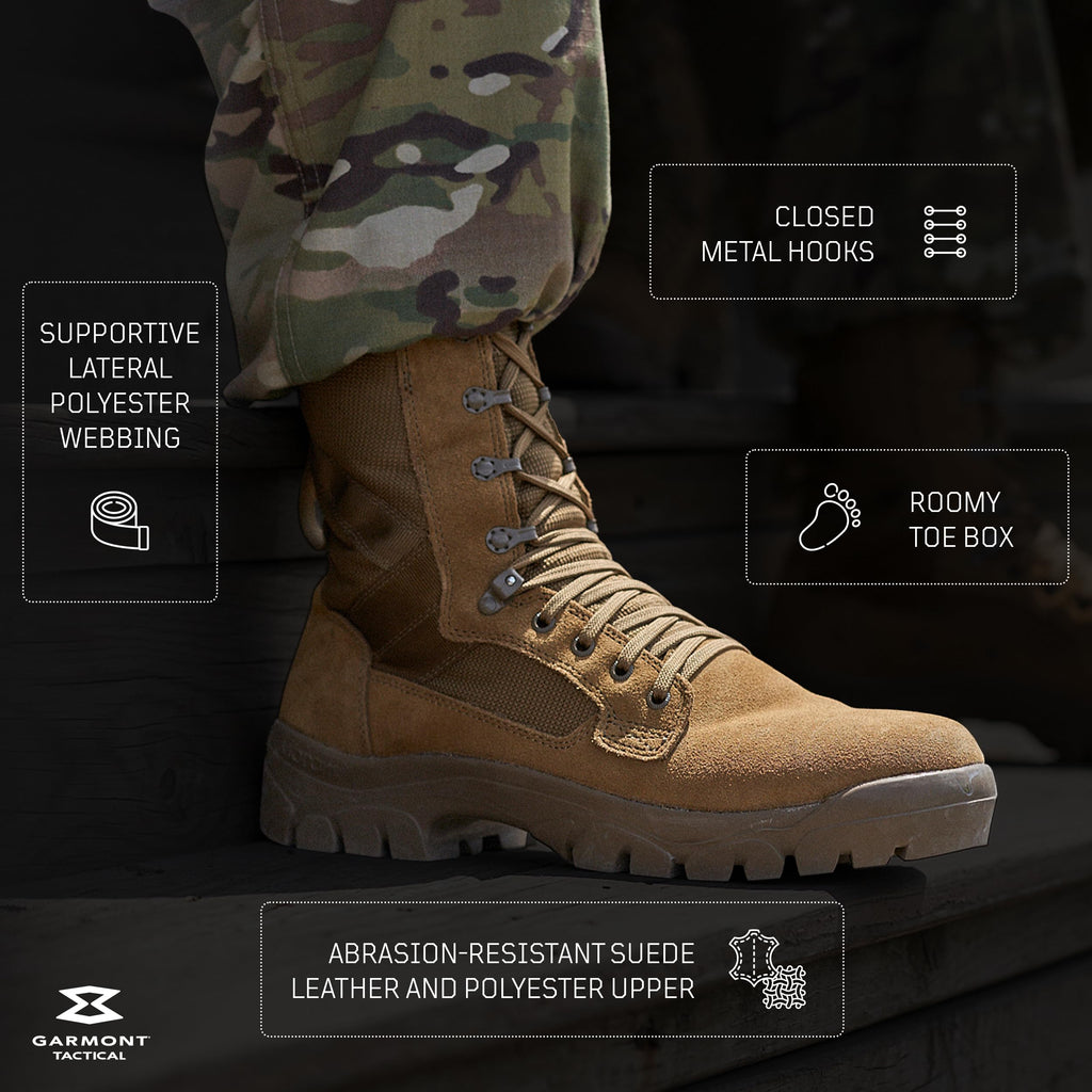 Suede Combat Boots M9426