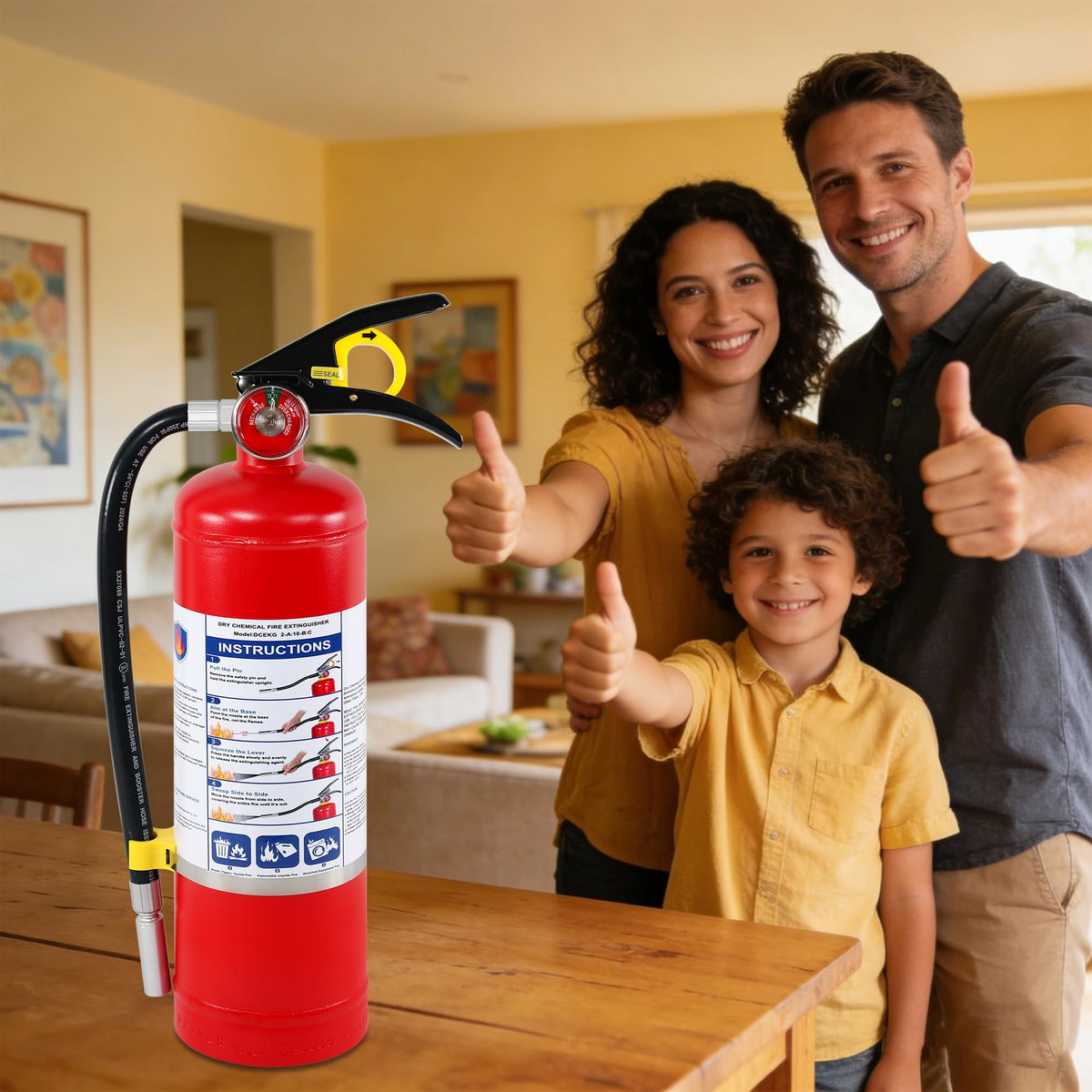 2-Pack 5 lb ABC Dry Chemical Fire Extinguishers W284293