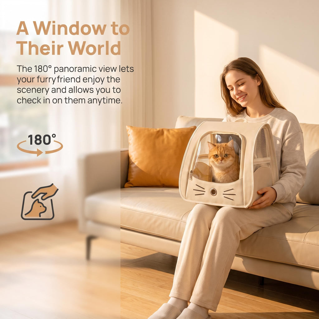 Cat Carrier Backpack, 13.8 Inches X729