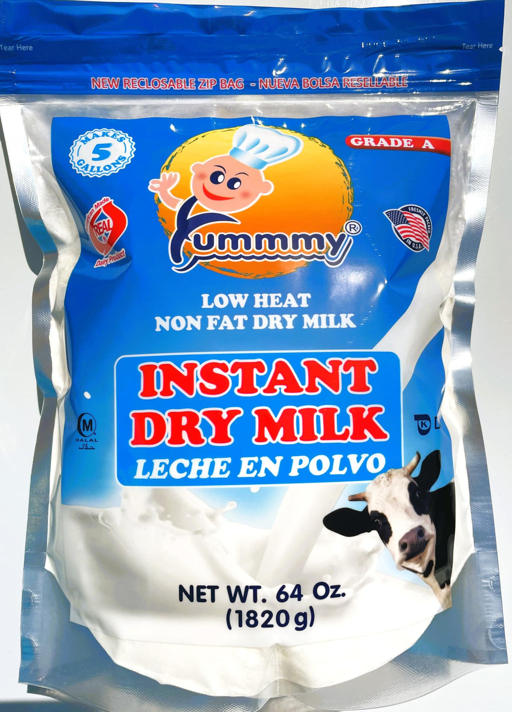 64 oz Instant Nonfat Powdered Dry Milk A676