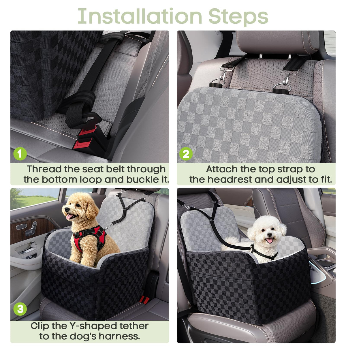 Waterproof Dog Booster Car Seat P1830