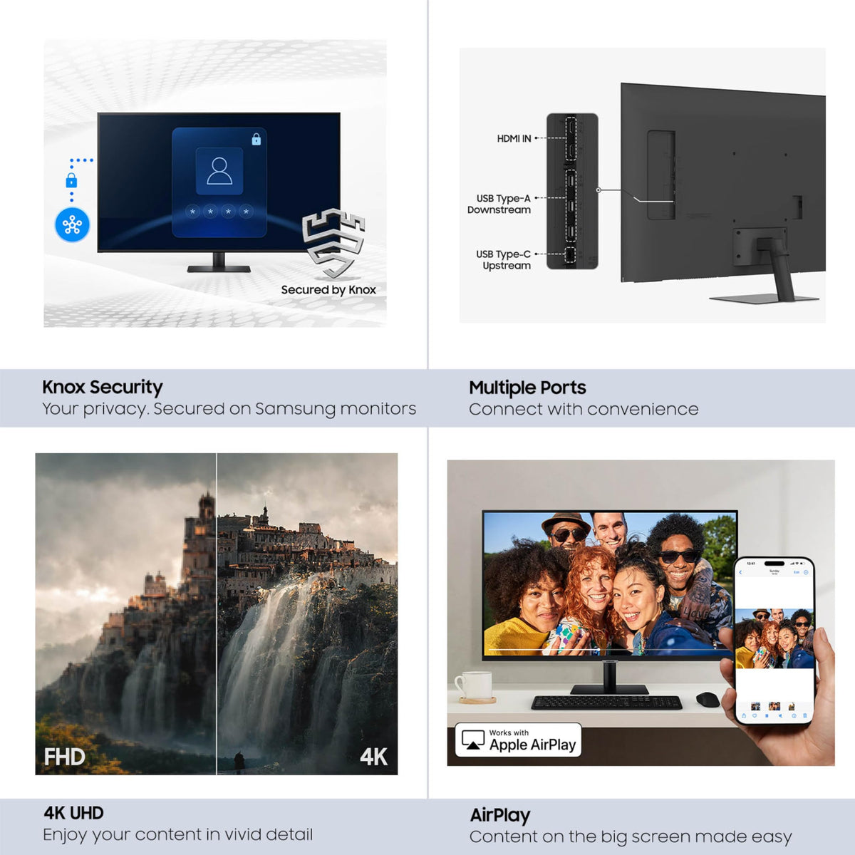 43” 4K UHD Smart Monitor U187