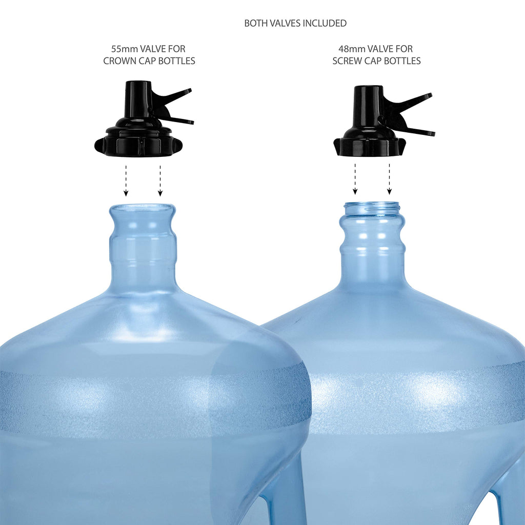 3-5 Gallon Water Jug Stand and 2 Dispenser Valves M710