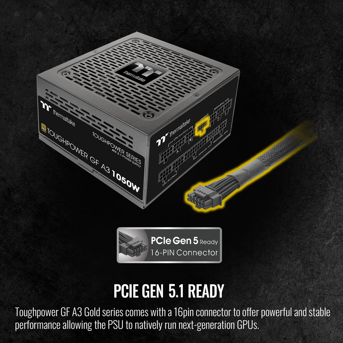 1050W 80+ Gold ATX 3.1 Power Supply C950