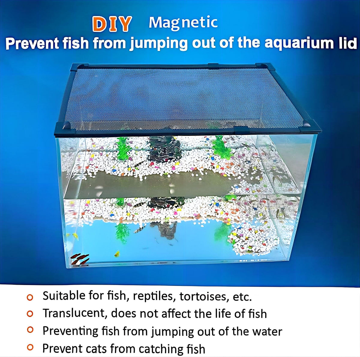 Magnetic Fish Tank Lid Cover W220