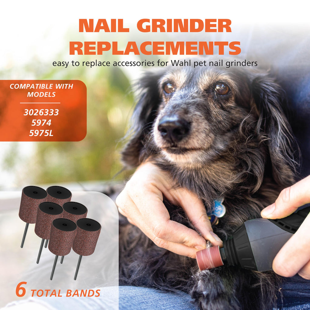 Dog Nail Grinder Replacement Accessory Kit, 8 Pieces N90084